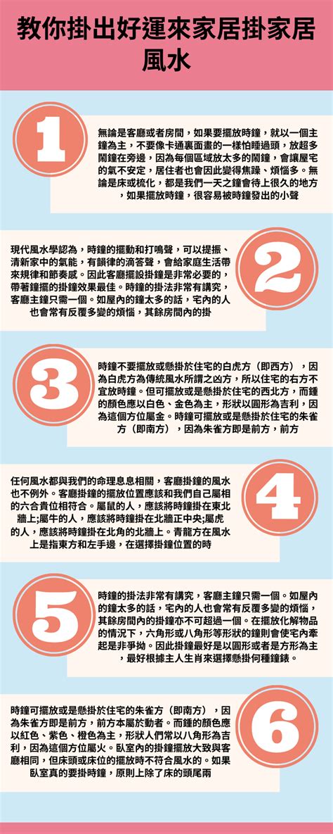 房間時鐘風水|家居風水｜時鐘擺放有忌諱 除別對正大門口 還有3個禁 